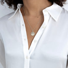 Load image into Gallery viewer, Zodiac Icon Necklace – Silver