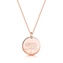 Load image into Gallery viewer, Birth Flower Personalised Necklace – Rose Gold