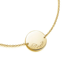Load image into Gallery viewer, Disc Bracelet - Solid 14k Gold