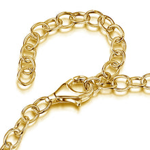 Load image into Gallery viewer, Heart Bracelet - Solid 14k Gold
