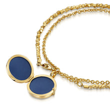 Load image into Gallery viewer, Round Locket Nugget Bracelet - Solid 14k Gold
