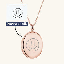 Load image into Gallery viewer, Custom Design Locket - Rose Gold