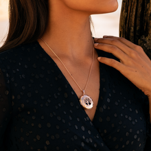 Load image into Gallery viewer, Large Tree of Life Personalised Locket – Rose Gold