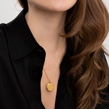 Load image into Gallery viewer, Round Personalised Locket – Gold