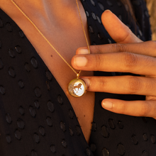 Load image into Gallery viewer, Zodiac Round Locket – Gold