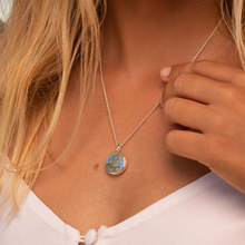 Load image into Gallery viewer, Round Personalised Locket – Silver