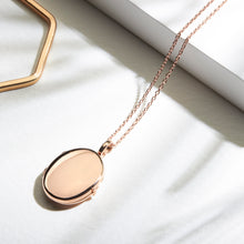 Load image into Gallery viewer, Oval Locket - Rose Gold
