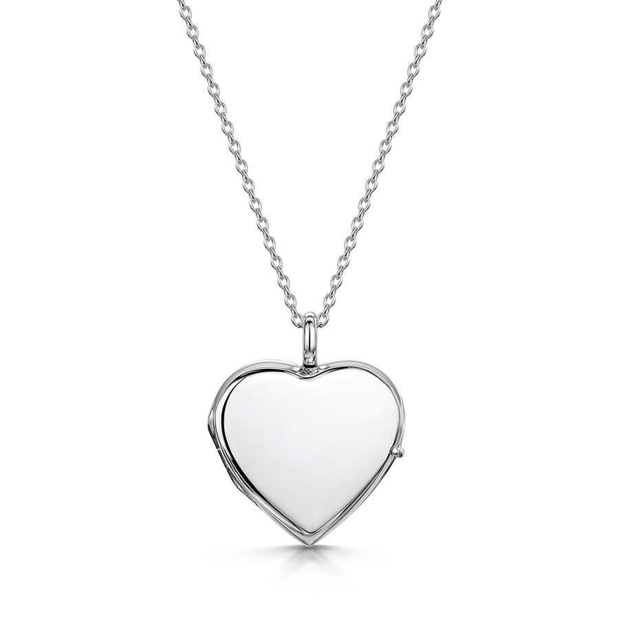 Heart Personalised Silver Locket