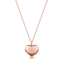 Load image into Gallery viewer, Little Rose Gold Heart Locket