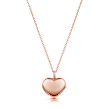 Load image into Gallery viewer, Little Rose Gold Heart Locket