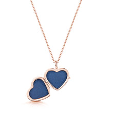 Load image into Gallery viewer, Little Rose Gold Heart Locket