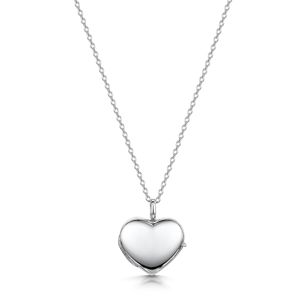 Little Silver Heart Locket LOVELOX