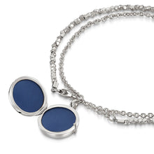 Load image into Gallery viewer, Silver Nugget Round Locket Bracelet