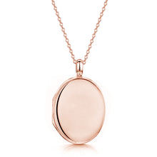 Load image into Gallery viewer, Large Oval Locket – Rose