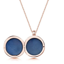 Load image into Gallery viewer, Zodiac Round Locket – Rose Gold