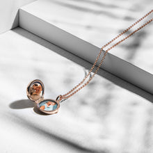 Load image into Gallery viewer, Little Drum Locket - Rose Gold