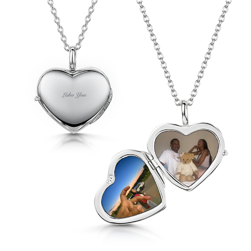 Little Silver Heart Locket