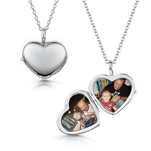 Little Silver Heart Locket