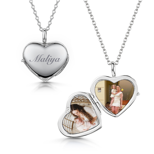 Little Silver Heart Locket