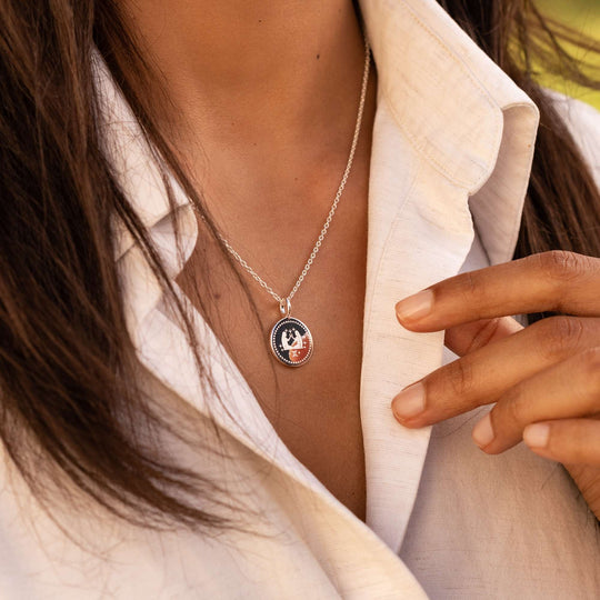 Zodiac Icon Necklace – Silver