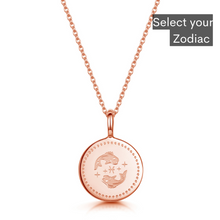 Load image into Gallery viewer, Zodiac Icon Necklace – Rose Gold
