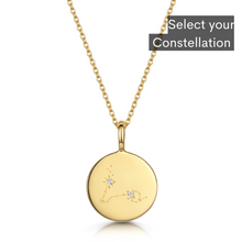 Load image into Gallery viewer, Zodiac Constellation Necklace - Diamond-Set Gold
