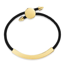 Load image into Gallery viewer, Atlas Name Bar Urn With Rope Bracelet  - Gold
