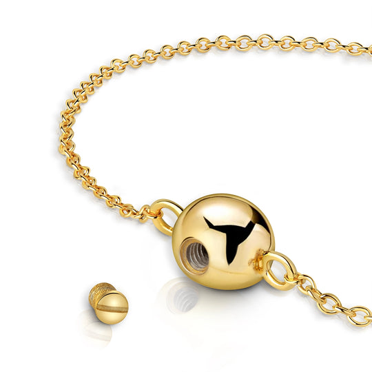 Ball Urn Bracelet - Gold