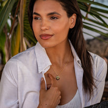 Load image into Gallery viewer, Birth Flower Personalised Necklace – Gold
