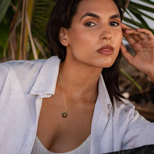 Load image into Gallery viewer, Birth Flower Personalised Necklace – Gold
