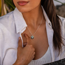 Load image into Gallery viewer, Birth Flower Personalised Necklace – Silver
