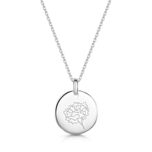 Load image into Gallery viewer, Birth Flower Personalised Necklace – Silver
