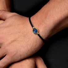 Load image into Gallery viewer, Braided Cord Ashes Resin Bracelet - Gold
