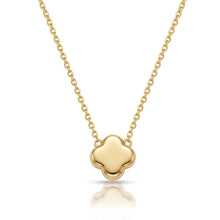 Load image into Gallery viewer, Clover Ashes Resin Necklace - Gold

