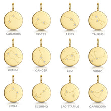 Load image into Gallery viewer, Zodiac Constellation Necklace - Diamond-Set Gold

