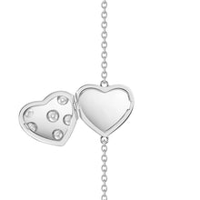 Load image into Gallery viewer, Crystal Heart Bracelet Locket
