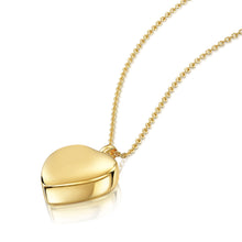 Load image into Gallery viewer, Heart Urn Ashes Necklace – Gold
