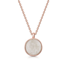 Load image into Gallery viewer, Round Ashes Necklace - Rose Gold

