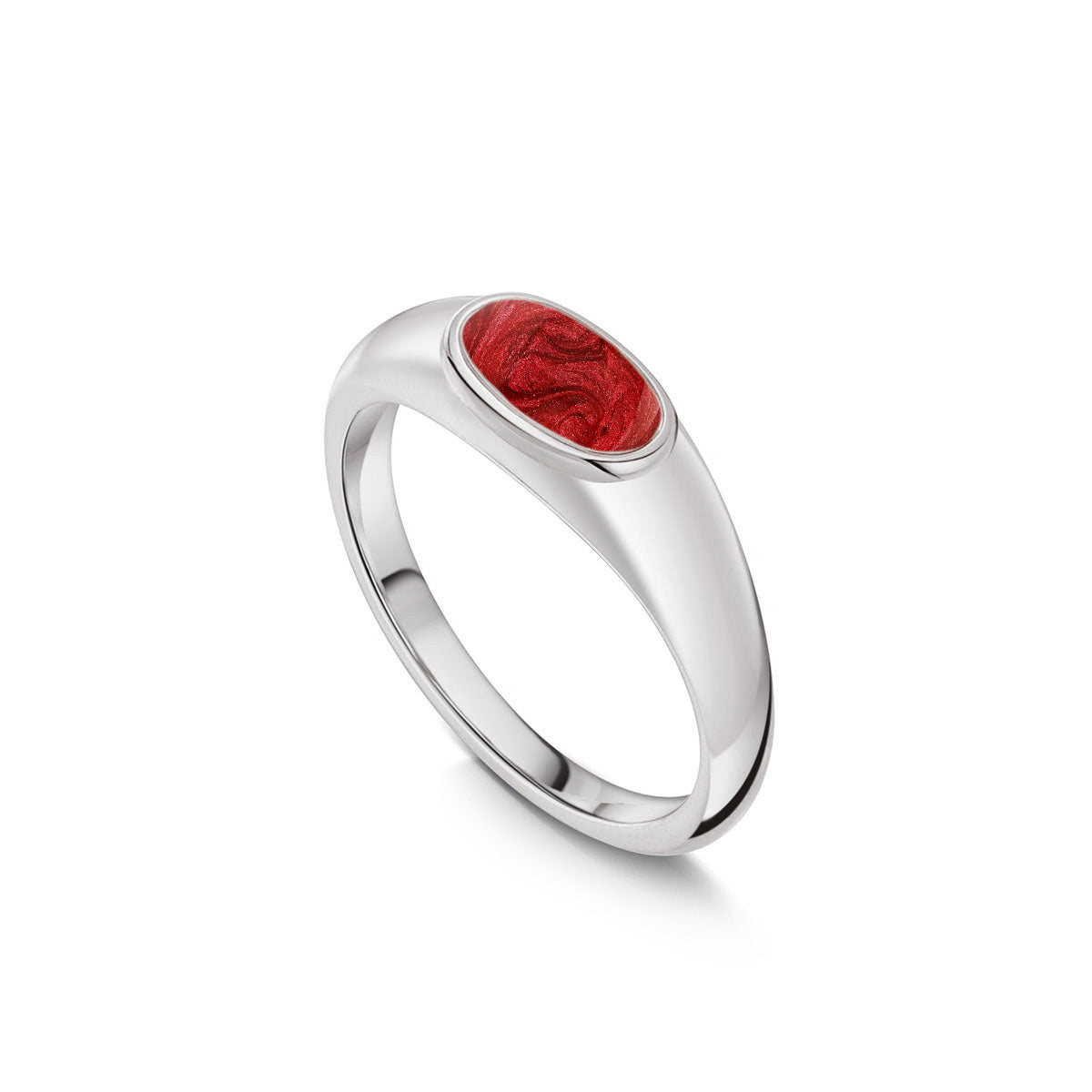 Small Oval Ashes Resin Ring