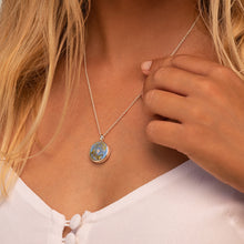 Load image into Gallery viewer, Diamond Round Engraved Locket – Silver
