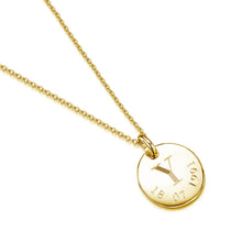 Load image into Gallery viewer, Initial & Date Personalised Necklace – Gold
