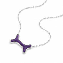 Load image into Gallery viewer, Lucky Bone Ashes Resin Necklace - Silver
