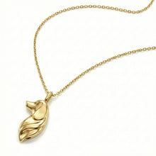 Load image into Gallery viewer, Dog Silhouette Urn Necklace - Gold
