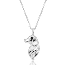 Load image into Gallery viewer, Dog Silhouette Urn Necklace - Silver
