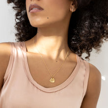 Load image into Gallery viewer, Drop Heart Personalised Necklace – Gold
