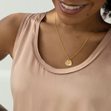 Load image into Gallery viewer, Drop Heart Personalised Necklace – Gold
