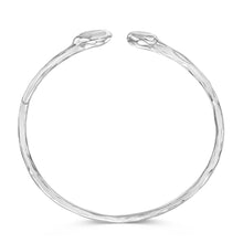 Load image into Gallery viewer, Embrace Organic Ashes Resin Bangle - Silver
