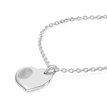 Load image into Gallery viewer, Fingerprint Drop Heart Personalised Necklace
