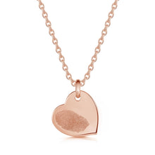 Load image into Gallery viewer, Fingerprint Drop Heart Personalised Necklace
