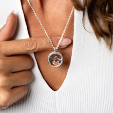 Load image into Gallery viewer, Floating Round Memory Locket - Silver
